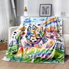 Halloween Friends Customize Text Blanket Gift Customizable Blanket Comfortable Great for Picnics Bedding Livingroom Bed Four Seasons Multipurpose