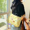 Literary Ugly and Cute Shoulder Bag Embroidery Students Messenger Pouch Yellow Crossbody Bag Work