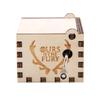 1Pc Wooden Carved Hand Crank Music Box Mechanical Classic Craft Birthday Gift