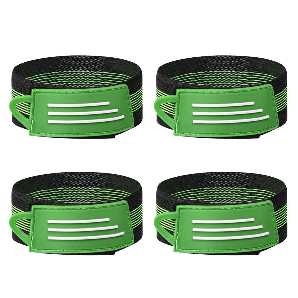 4x Bike Ankle Leg Strap Elastic Bike Ankle Leg Riding Puttee Cycling Safety Bind Adjustable Cycling Ankle Fastening Belt