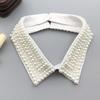 Pearl Women Shirt False Collars Crystal Removable Collar For Women Necklace Fake Collar Detachable Diamond Lacklace Nep Kraagie