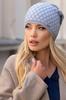 Centuria Viscose Cap with Shiny Finish, Sky Blue