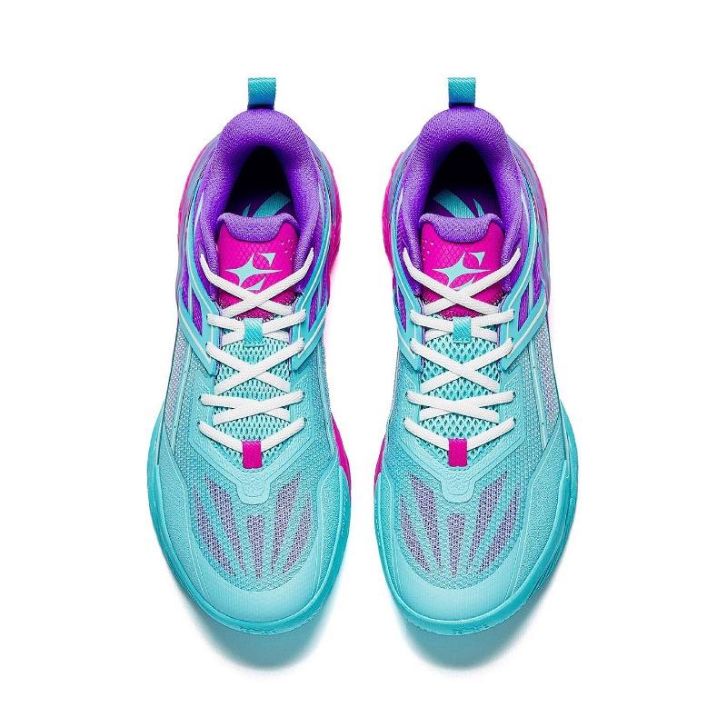 Anta Air Space 6 Blue Flame Summer Edition Cement Killer Outdoor Shock Absorption Anti-Slip Anti-Tipping Low-Top Basketball Shoes 912621612-1