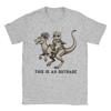Princess Donut and Mongo T Shirts Men Cotton Amazing TShirts Crewneck Dungeon Crawler Carl Tees Short Sleeve Clothes Plus Size