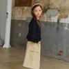  Olivan  Corduroy Logo Waffen Skirt  Beige 