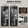 Gun Safe Rifle Safe with Digital Keypad & Lock 5 Rifles Storage Cabinet
