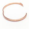Rose Gold Plated Purple Gold Letter Shiny Colored Gold Bracelet Women'S Exquisite Jewelry Fashion