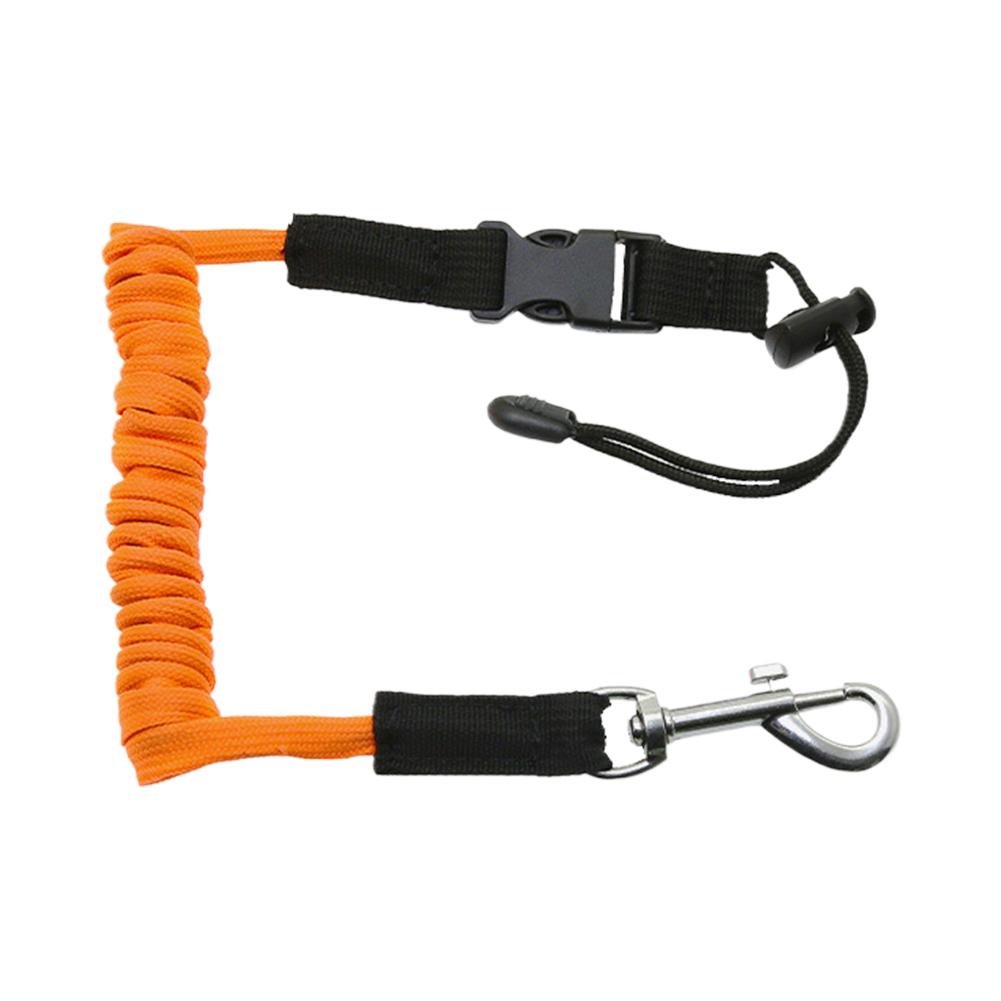 Kayak Paddle Leash Elastic Canoe Leash Adjustable Anti-lost Rope Quick Release Surfing Coiled Lanyard for Kayak Canoe Surfboard