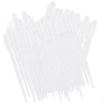 100 Count Precision Dropper Pipettes for Creative Projects and Handmade Crafts
