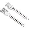 2-Pack Stainless Steel Fish Scale Scraper, Fish Scale Remover Shaver Tool for Indoor and Outdoor Cleaning, Kitchen Gadget