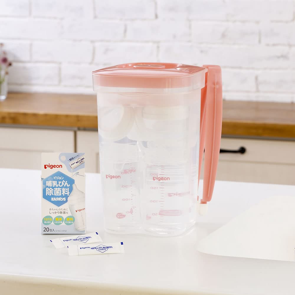 PIGEON Milkpon S Baby Bottle Sanitizer, 60 Packets