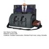 Suit Bag Lightweight Oxford Cloth Anti-Wrinkle Lining 2-in-1 Design Spacious Storage Waterproof Travel Handbag with Zipper Locks