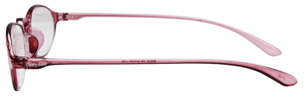 Belle Eclair Reading Super Elastic Clear Glasses, Frame, Lavender, +2.00