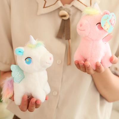 Plyšová hračka Velryba Zasněné pohádky Přívěsek Jednorožec Měkký Roztomilý Létající kůň Panenka Přívěsek na klíče Taška Dekorace Dárek