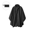 Imperméable de Pluie à Capuche Manches Imperméable Poncho de Pluie Grande Taille Portable Housse de Pluie Randonnée Voyage Unisex