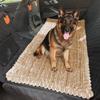 Backseat Pet Bed Mat, Dog Bed for Car Back Seat, Non-Slip Furry Dog Covers Pet Mat, Fit for Backseat Extenders and Seat Covers