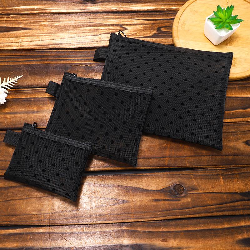 

Компактная мини-сетчатая косметичка - Маленький держатель для помады и карт для путешествий Small