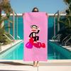 Bathroom Towels P-Paul Frank Spa Large Bath Towels Personal Care Sports Towel Turban for Hair Drying Bathroom Set Accessories