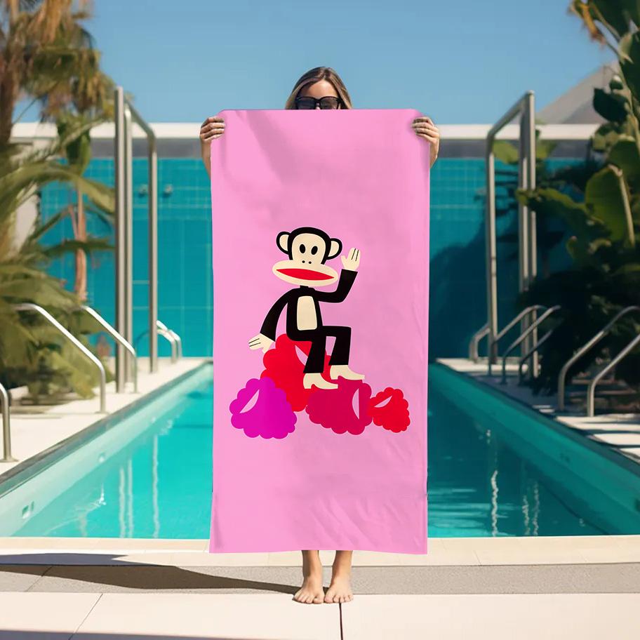Bathroom Towels P-Paul Frank Spa Large Bath Towels Personal Care Sports Towel Turban for Hair Drying Bathroom Set Accessories