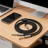 Universally 3.5mm Male To  6.35mm Male Stereo Cable Compatible for Speakers And Mixers Recording Studios Equipment