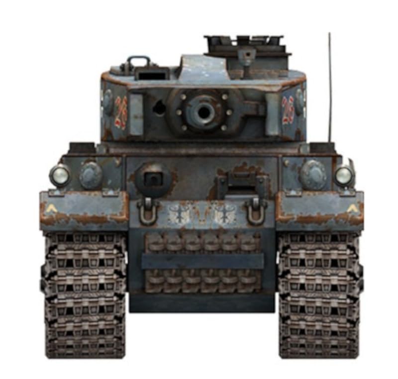 Mon Model World Wartoons Series German Heavy Tank Porsche Tiger VK Plastic Model MWWT015 45.01 Non-Scale