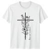 He Is Risen TShirt Botanical Flower Christian Faith Easter Gift For Him And Her
