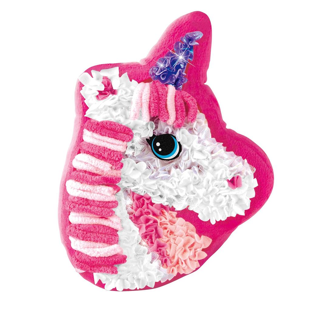 ROBOT PLAZA Craft Handmade Plush Toy for Elementary School Craft Birthday Gift for Children Kit, Kids, Kit, Girls, (Unicorn)