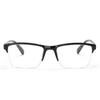 New Half Frame Reading Glasses  Women Ultralight Presbyopic Glasses Black Square Eyewear Far Sight Glasses +0.75 To +4 Oculos