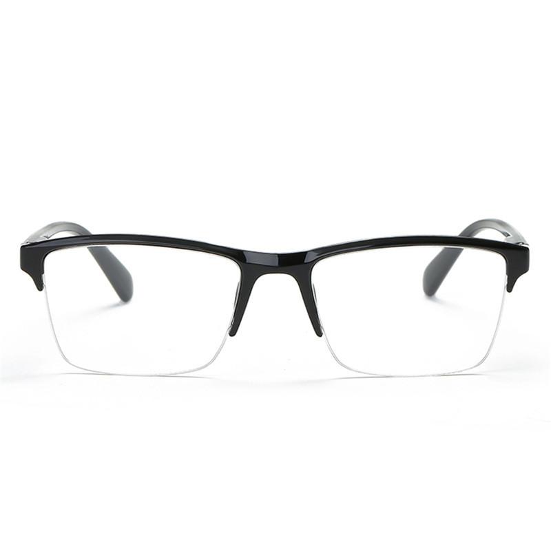 New Half Frame Reading Glasses  Women Ultralight Presbyopic Glasses Black Square Eyewear Far Sight Glasses +0.75 To +4 Oculos