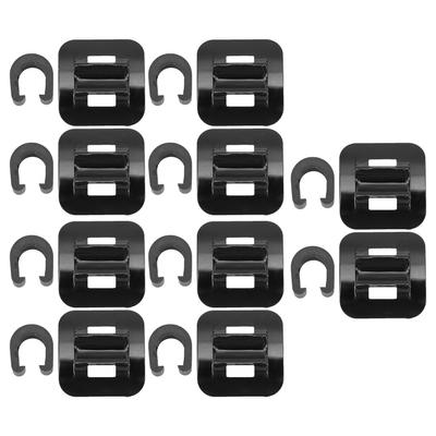 10Set Fahrradkabel-Basisführung Fahrradbremskabel-Leitung Befestigungsbasis mit C-Clips Schnalle