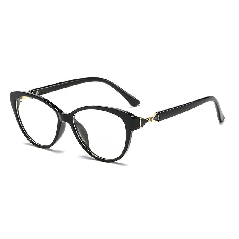 Ladies Cat Eye Fashion High-definition Anti Blue Light Reading Glasses Ultra Light Portable Presbyopic Eyeglasses
