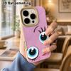 Phone Case: Lambskin 2D Flat Samsung Galaxy A34 A35 M05 M06 S20 S22 S21 FE Plus 5G Protective Case, Blue Eyes Red Lips, Christmas and Halloween Gift