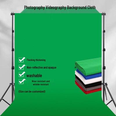 Fondo de Pantalla Verde Lavable Engrosado para Fotografía y Videografía