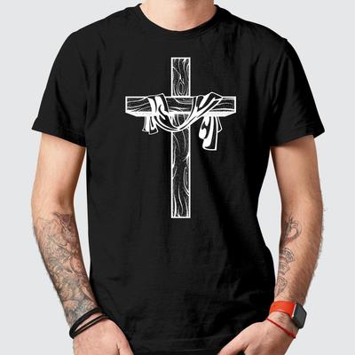 JESUS CROSS Printed T Shirt - Christian Tee Religion Christian Cross T Shirt Unisex T-Shirt