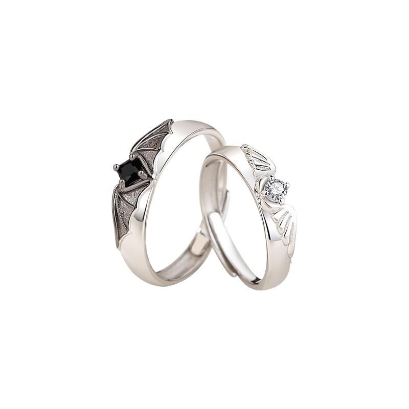 Angel & Demon Wing Rings - Fashion Trend for Men & Women, Niche Index Finger Personality Open Rings