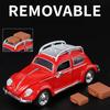 1:32 Volkswagen Käfer 1955 Oldtimer Simulation Legierungsmodell Ton Licht Rückzug Spielzeugauto Jungen Sammlung Dekoration Geschenk