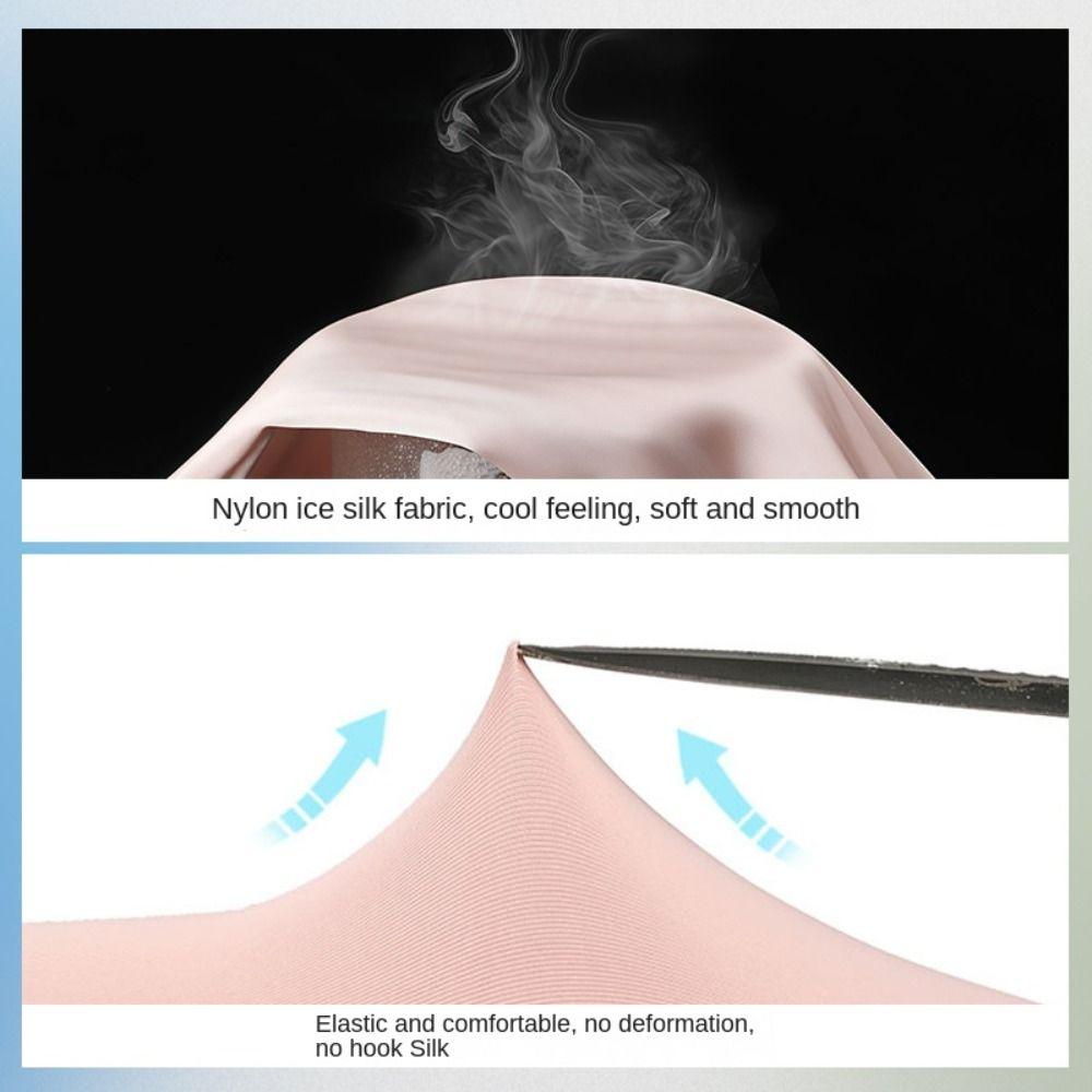 Thin Half Finger Ice Sleeves Two Fingers with Exposed Anti-UV Arm Sleeves  Sports