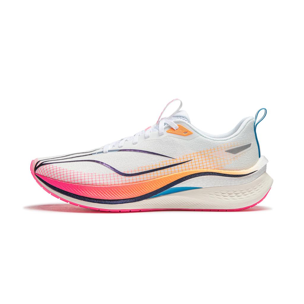Li Ning Red Rabbit 7 Pro High Resilience Lightweight Breathable Shock Absorption Support Low Top Running Shoes Men Sneaker Standard-White ARPV025-5
