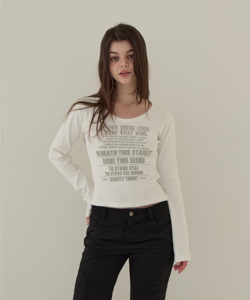 5OML My Own Dress Long Sleeve (White)