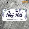 Personalized Plant-Themed 2D Flat Plaque Custom Text 30x15cm Home Garden Decor