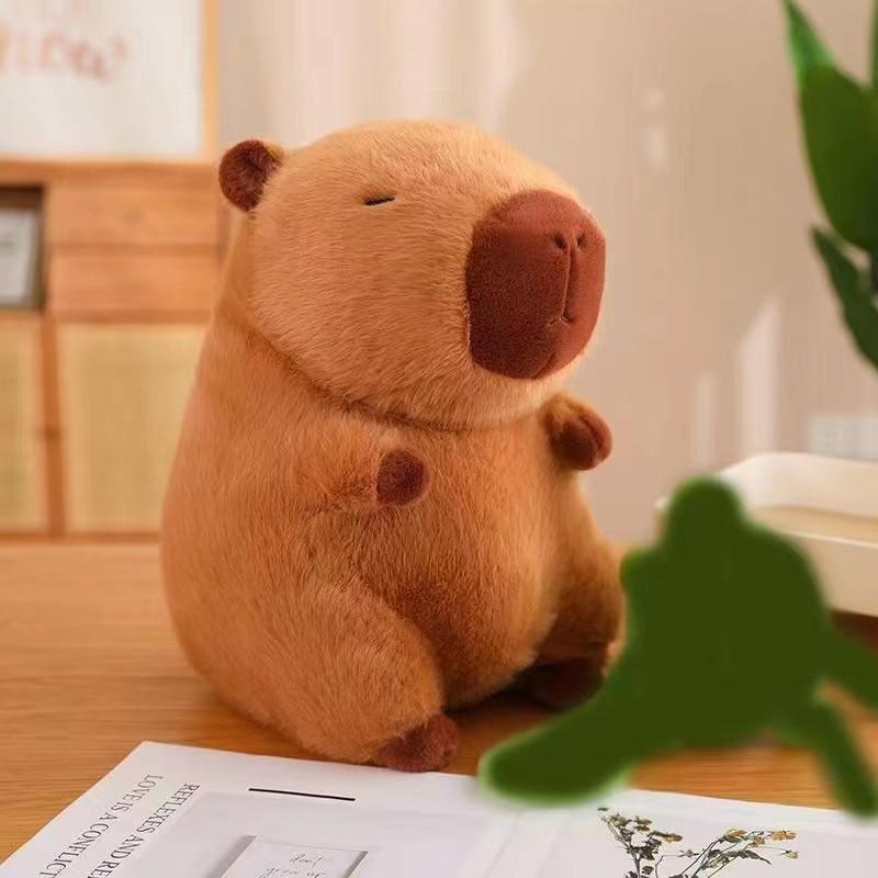 Capybara Cute Plush Doll & Pillow - Stuffed Toy Backpack Gift for Girls