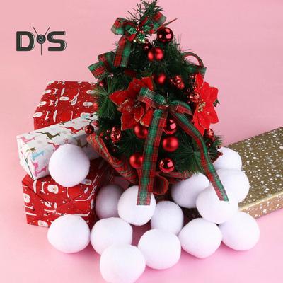 Confezione da 50 palle di neve finte di Natale da 3 pollici, giocattolo di palle di neve artificiali per Natale, inverno, lotta con la neve all'aperto e gioco di lancio in famiglia