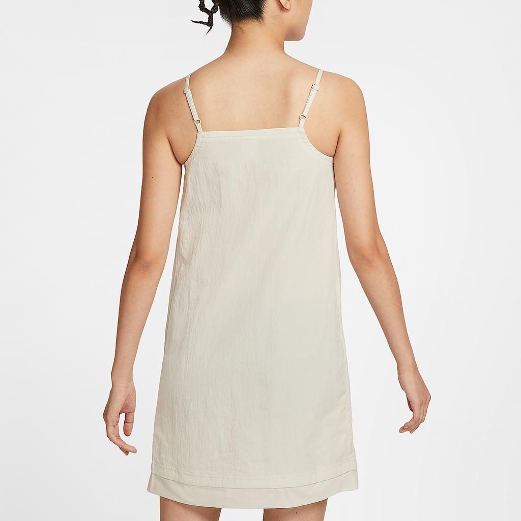 Nike As W Nsw Wvn Cami Brand Logo Simple Solid Color Comfortable Slip Dress Women dresses IH3909-072