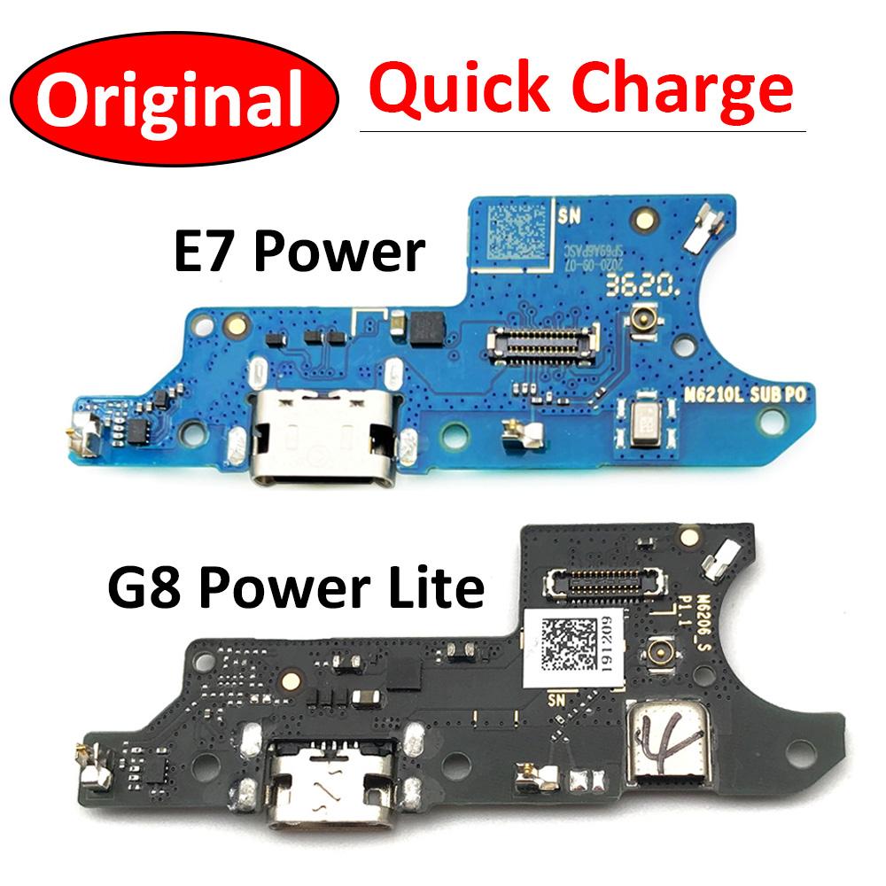 

Original New USB Charging Port Board Flex Cable Connector Parts For Moto E7 Power G8 Power Lite Microphone