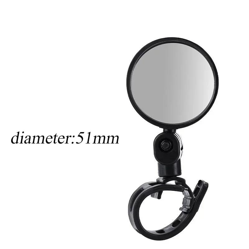 Universal Bicycle Mirror Adjustable Rotate Angle Rearview Cycling Handlebar Rear View Mirror Bike Scooter Motorcycle Back Side