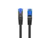 Patchcord Lanberg /FTP cat.6A 2m LSZH CCA Fluke Passed Black