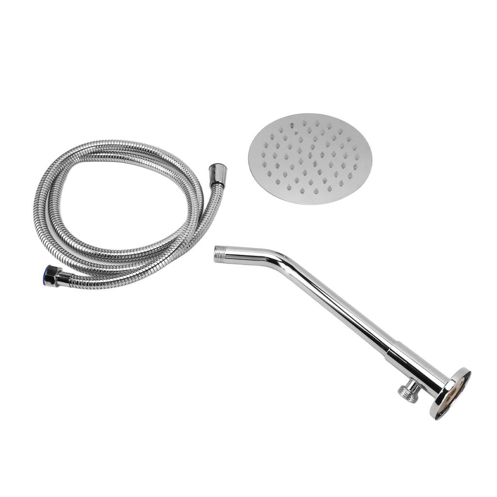Bathroom Shower System Shower Faucet Set Stainless Steel 360 Degree Adjustable High Pressure Wall Mounted Shower Head