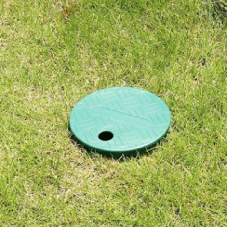 Green Plastic Valves Box Cover Replacement Lid For Parks And Golf Course Irrigation Outdoor Sprinkler System Application