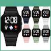 Kids Digital Watch Led Sport Watches Football Silicone Strap Waterproof Electronic Wristwatch For Children Boys Girls Gifts