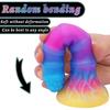 Realistic Night Glowing Anal Plug Luminous Monster Dragon Dildo for Women Men Butt Plug Sexy Dog Shape Sex Toy for Couples